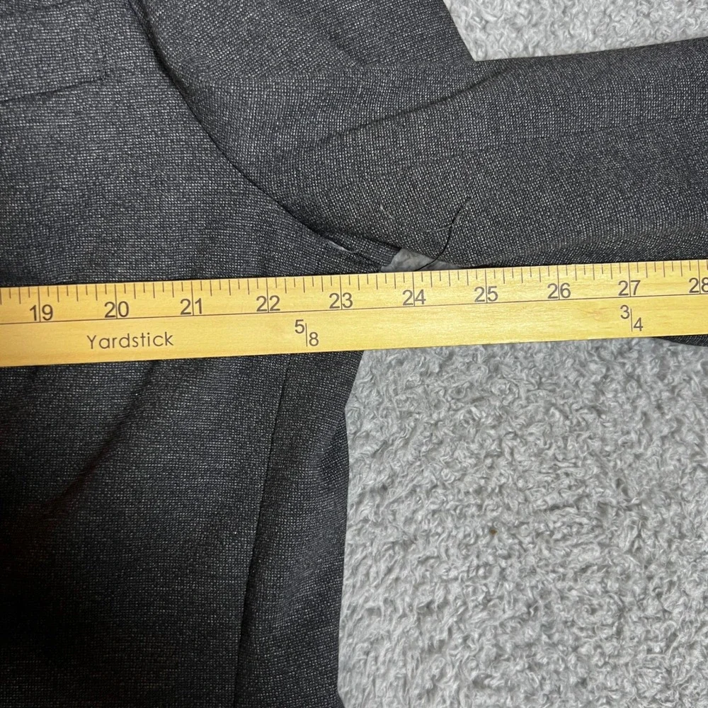 Saks Fifth Avenue Blazer Mens 44 Charcoal Grey Good Unstructured Knit Sport Coat